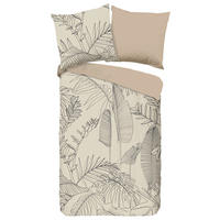 WENDEBETTWÄSCHE Sym Renforcé 135/200 cm  - Beige, Design, Textil (135/200cm)