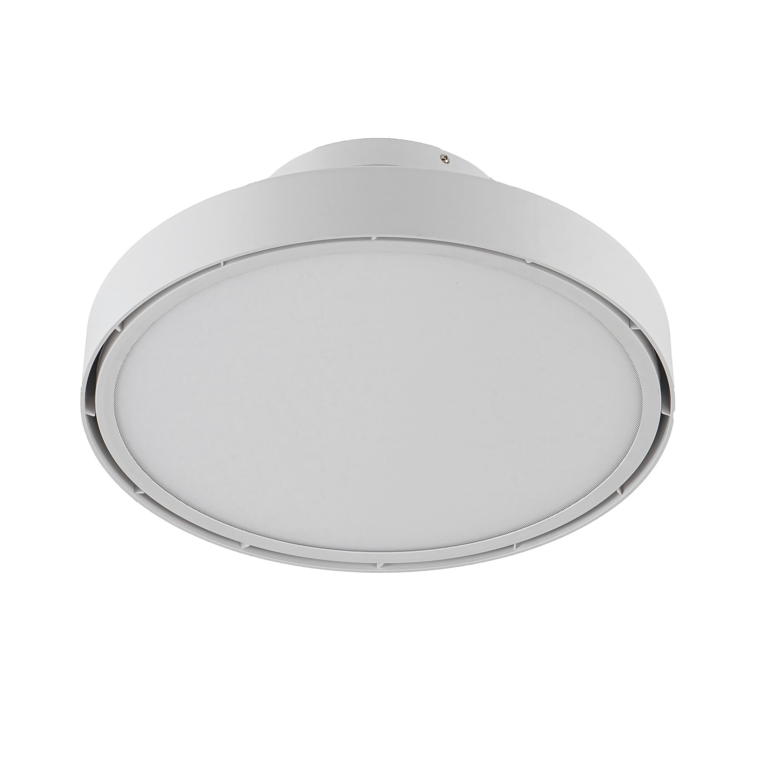PLAFONSKI VENTILATOR - bela, Osnovno, metal (48/20cm)