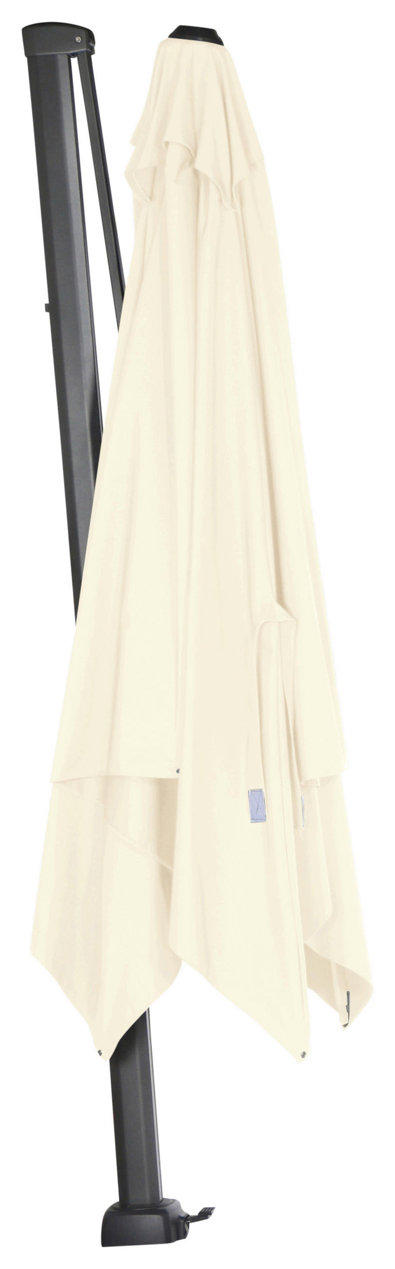 AMPELSCHIRM 300 cm  - Anthrazit/Creme, KONVENTIONELL, Textil/Metall (300/300cm) - Siena Garden