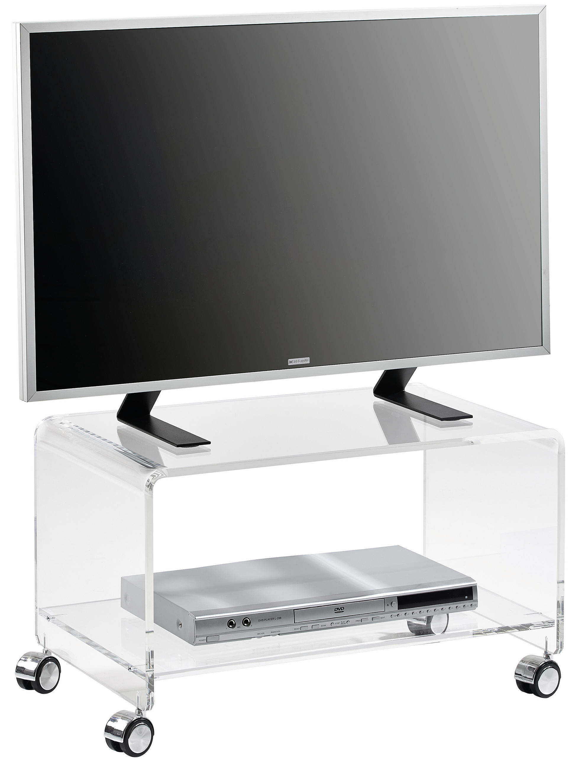 TV-ELEMENT - Klar, Design, Kunststoff (63/38/38cm)