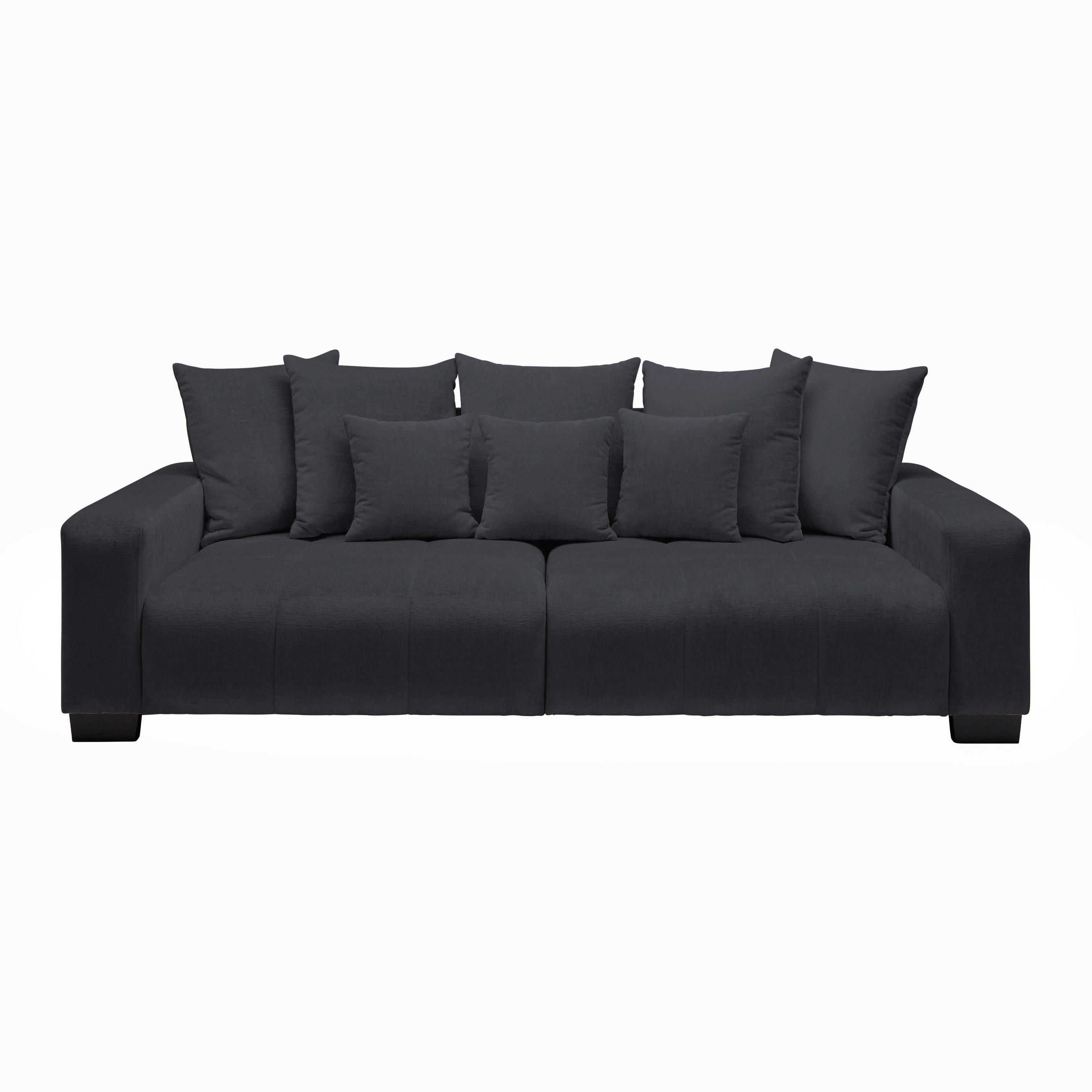 BIG SOFFA i svart  - svart, Modern, trä (246/93/124cm) - MID.YOU
