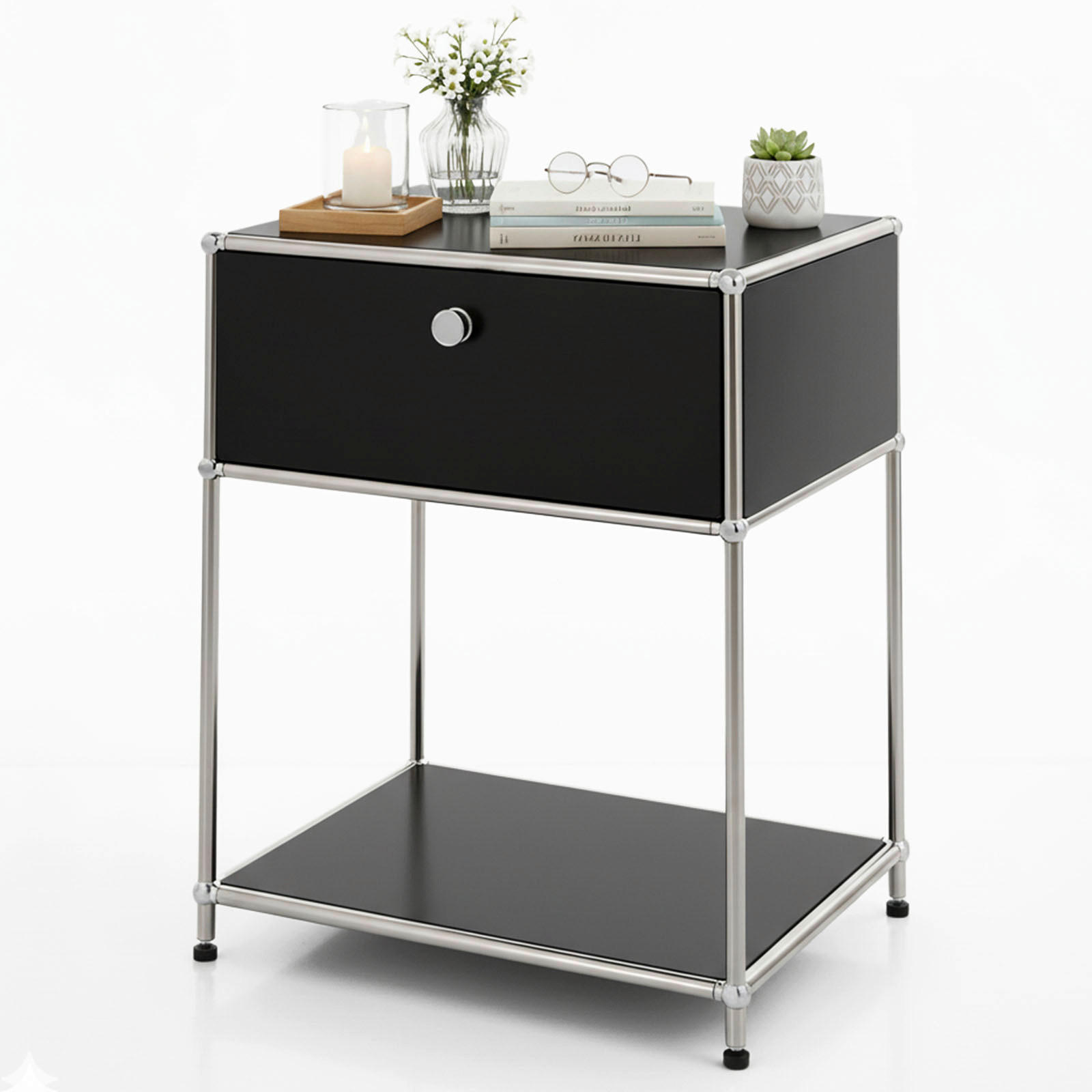 Floordirekt Regal Concept Epure Mk-139 Schwarz 50x65x40 cm