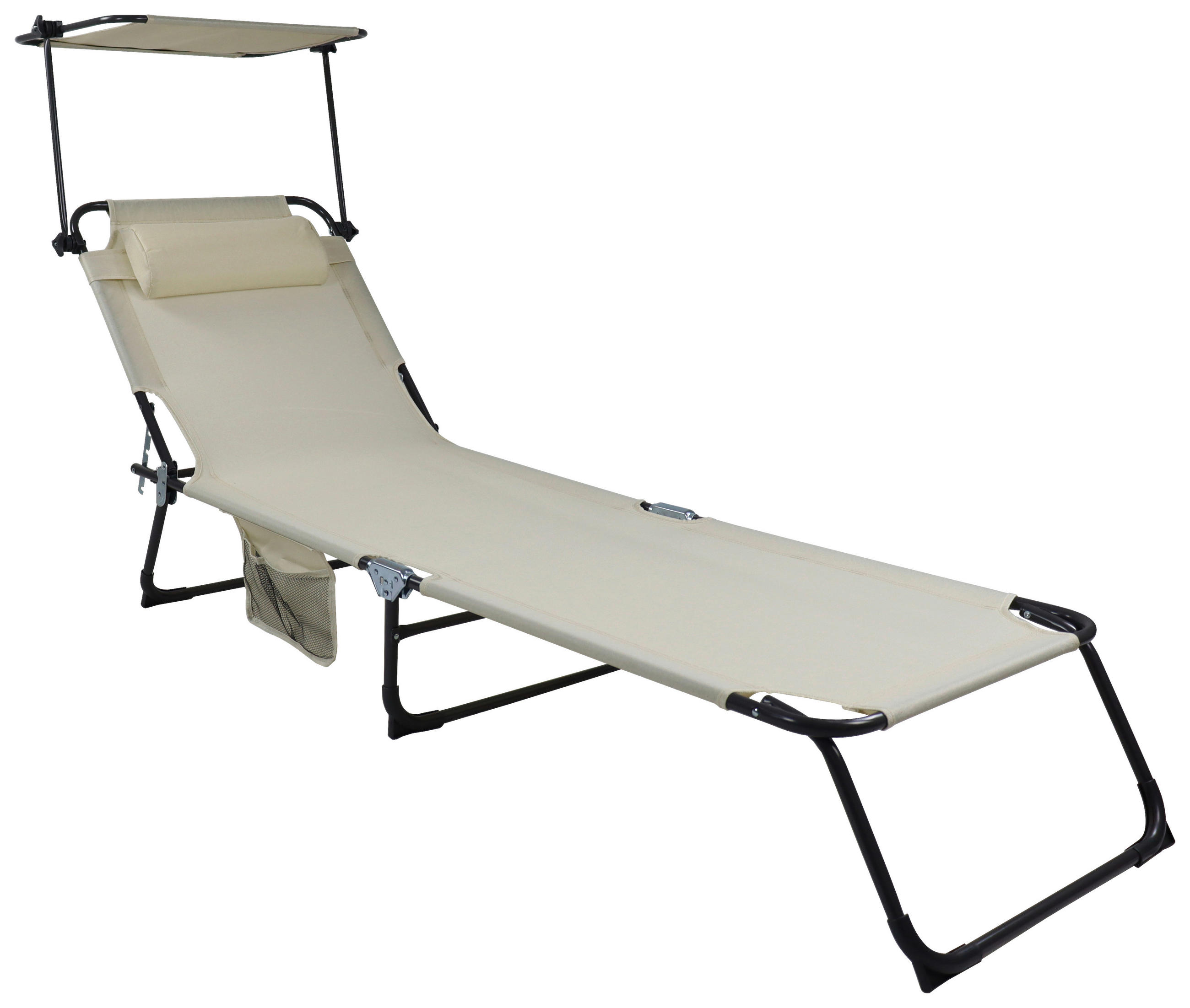 Gartenliege Bindox L Stahl Verstellbar