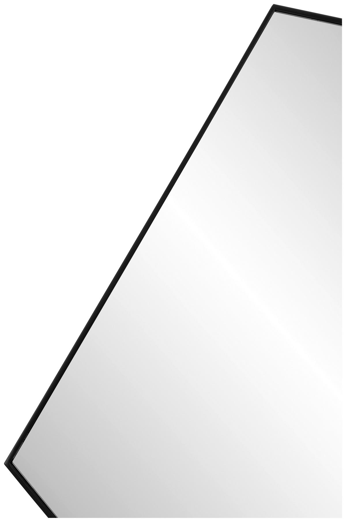 WANDSPIEGEL 51/75/2,5 cm    in Freiform  - Schwarz, Trend, Glas/Holzwerkstoff (51/75/2,5cm) - Landscape