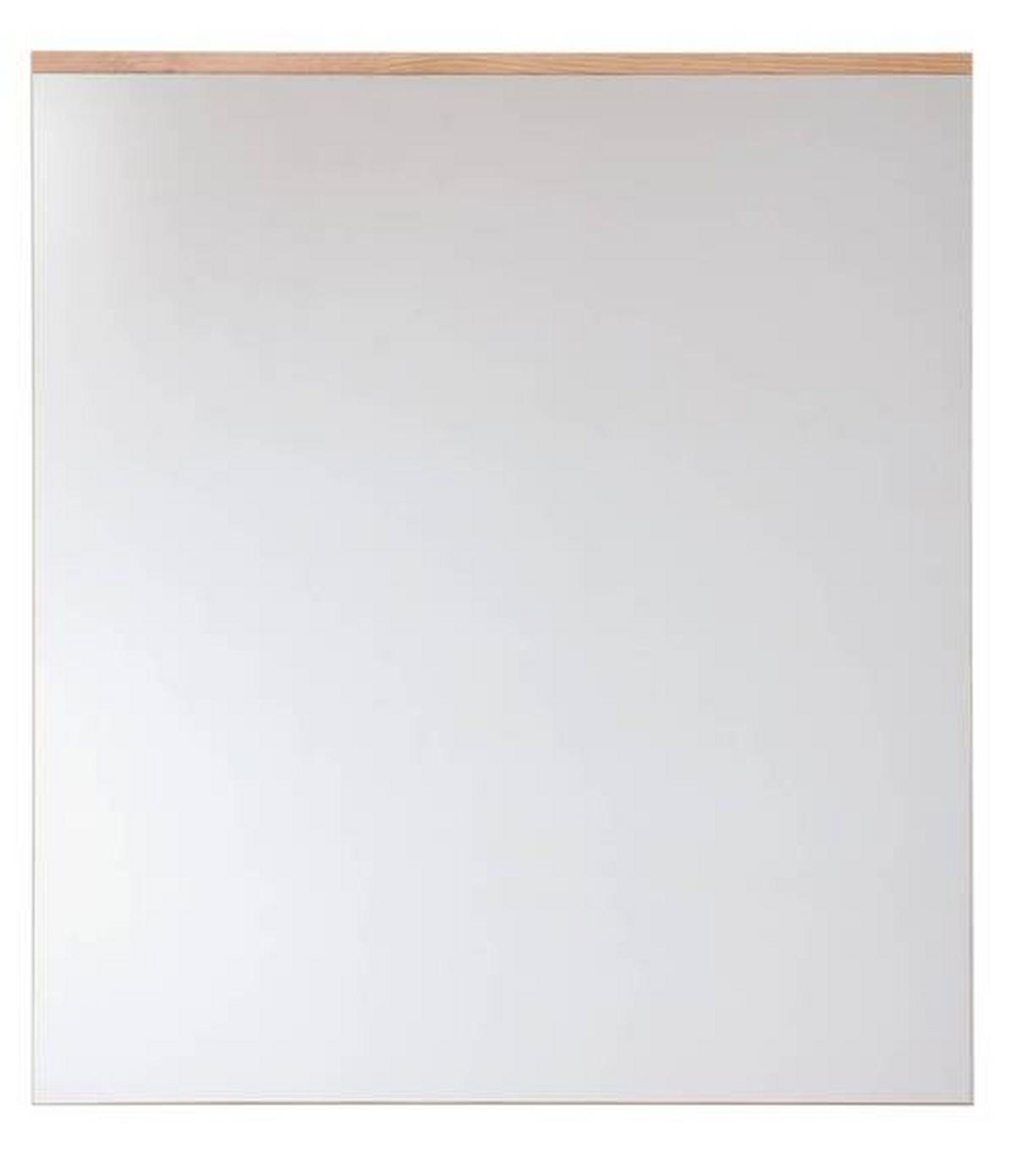 WANDSPIEGEL 80/89/2 cm    in rechteckig  - Eichefarben, KONVENTIONELL, Glas/Holzwerkstoff (80/89/2cm) - Moderano