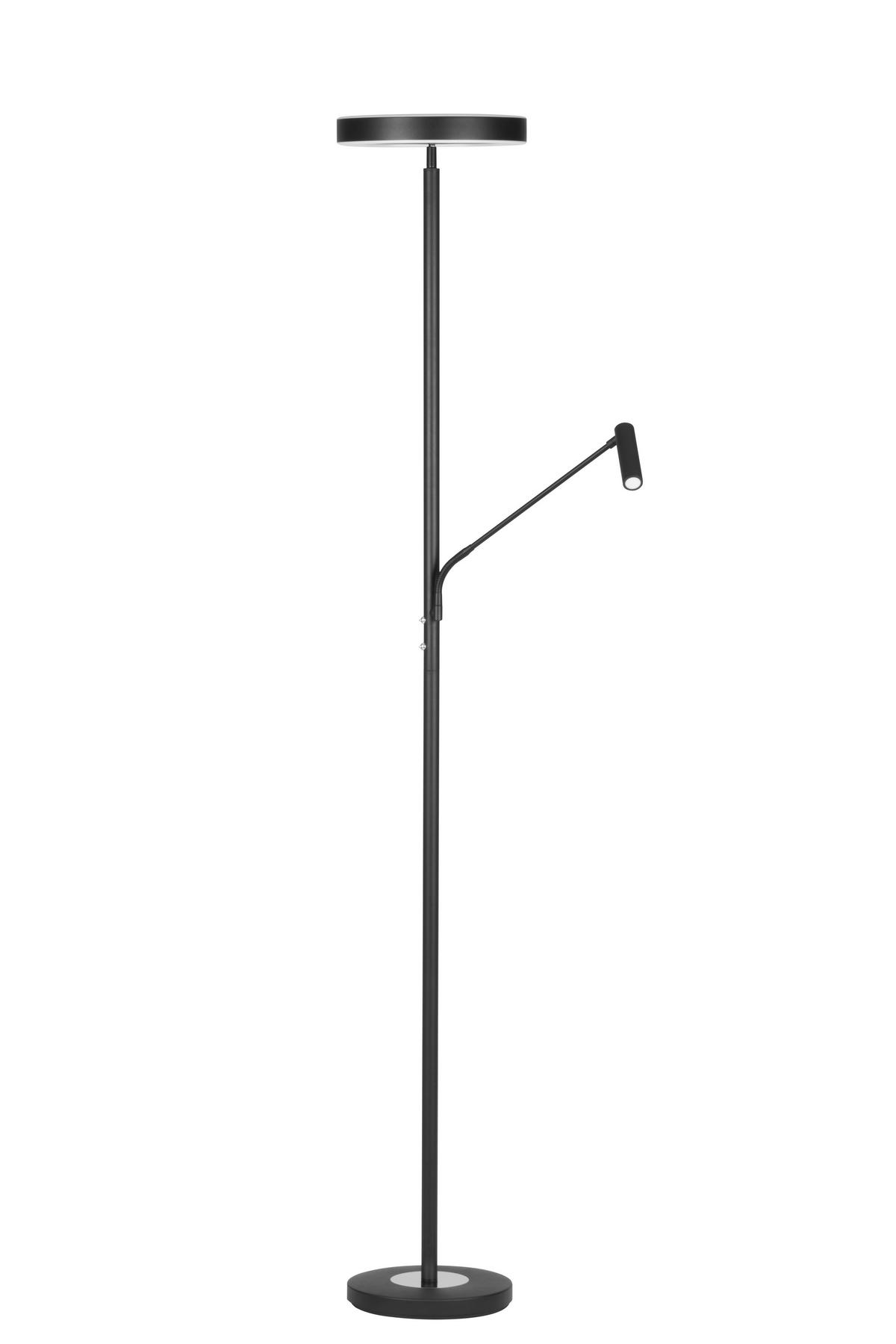 LED-DECKENFLUTER 28/180 cm    - Schwarz/Weiß, Design, Kunststoff/Metall (28/180cm) - Novel