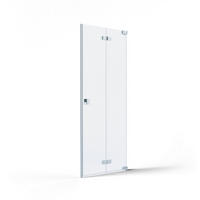 DUSCHTÜR Chromfarben  120/200 cm  - Chromfarben, Glas/Metall (120/200cm) - Schöner Wohnen