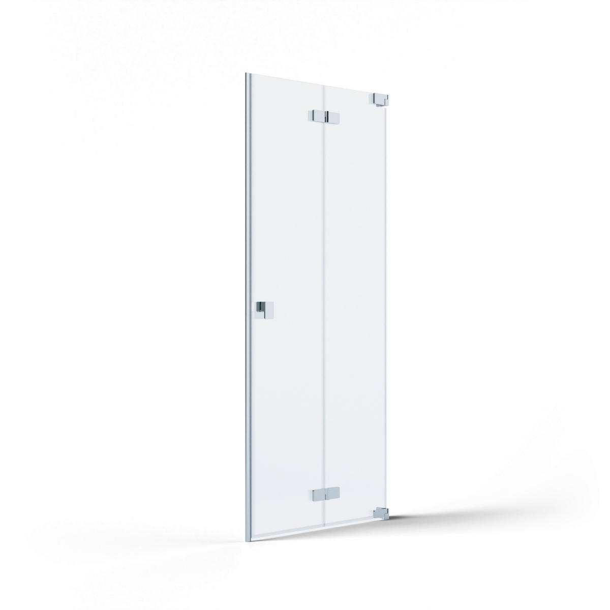 DUSCHTÜR Chromfarben  120/200 cm  - Chromfarben, Glas/Metall (120/200cm) - Schöner Wohnen