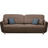 DREISITZER-SOFA in Textil Multicolor - Multicolor, Design, Holz/Textil (235/87/98cm) - Hom`in DREISITZER-SOFA in Textil Multicolor - Multicolor, Design, Holz/Textil (235/87/98cm) - Hom`in