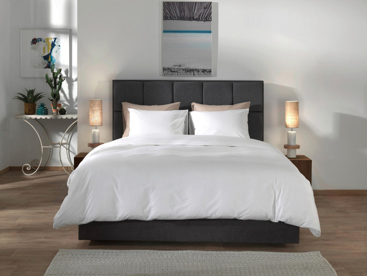 BETTWÄSCHE Suite-Casablanca Renforcé 155/220 cm  - Weiß, Basics, Textil (155/220cm)