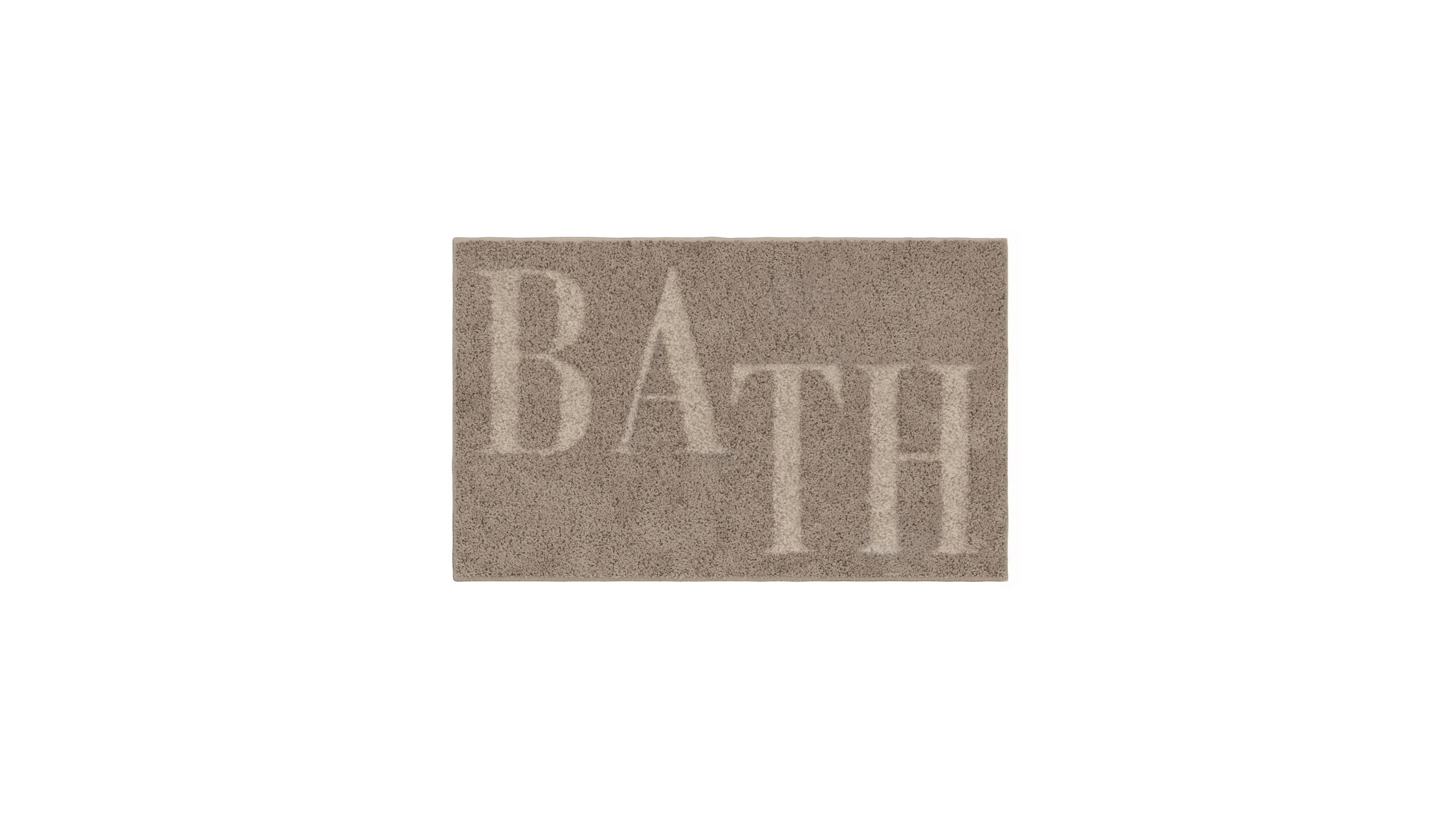 BADEMATTE 80/50/2 cm Braun  - Braun, Basics, Kunststoff/Textil (80/50/2cm) - Esposa