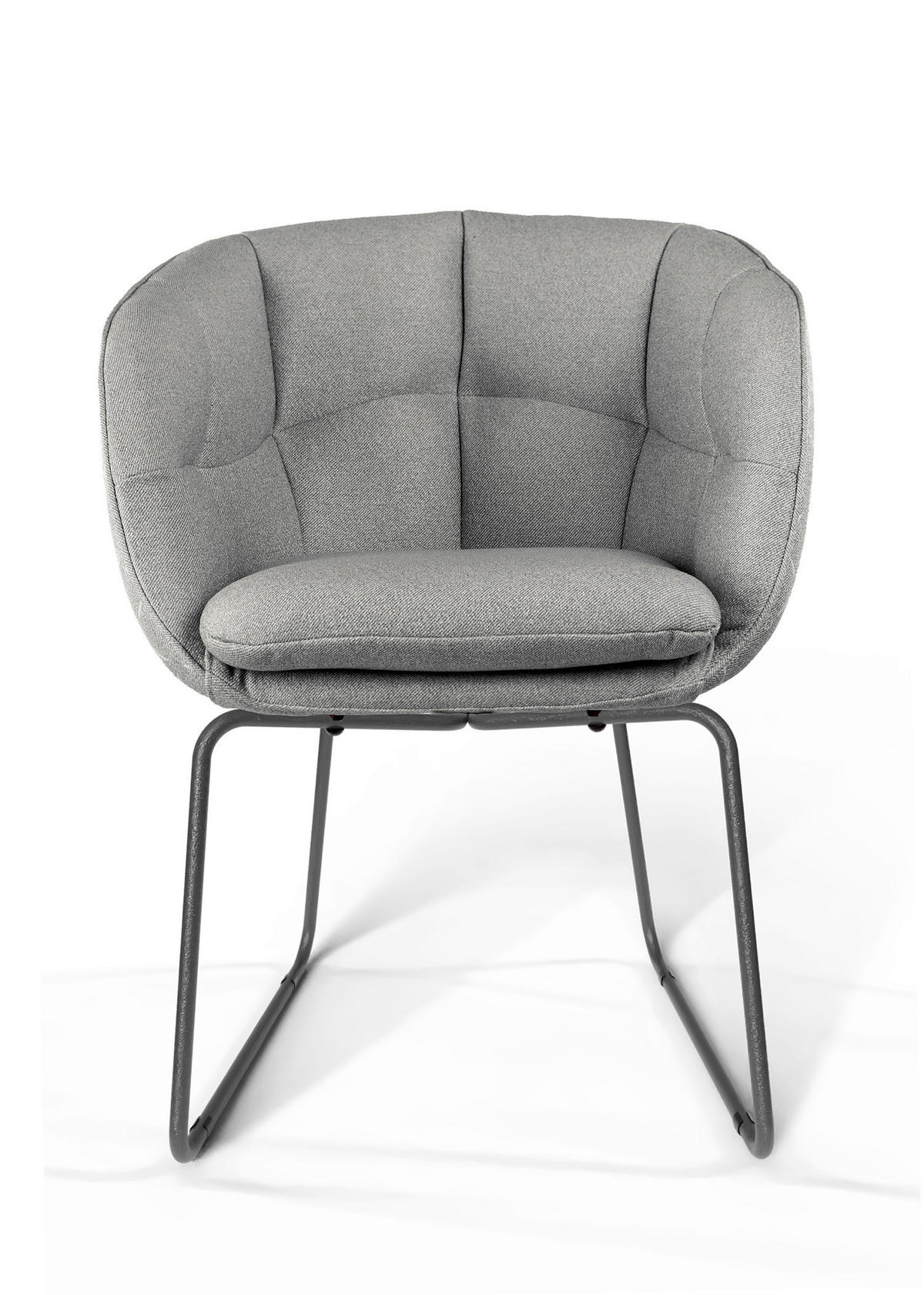 ARMLEHNSTUHL  Beinauswahl, Stoff-/Lederauswahl Jacquard   - Schwarz, Design, Textil/Metall (62/81/63cm) - Dieter Knoll