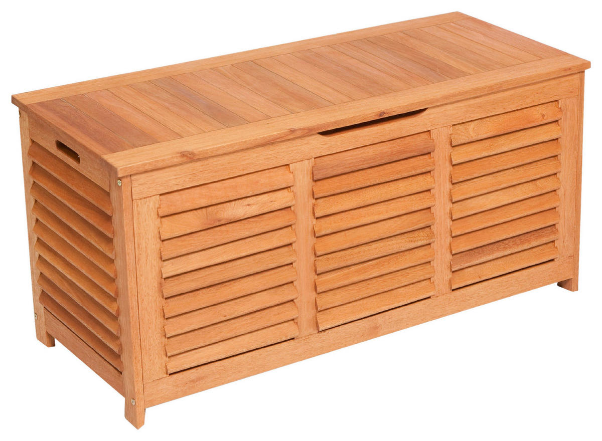 BOX NA VANKÚŠE   - prírodná farba, Konventionell, drevo (123/62/54cm) - Gardenson