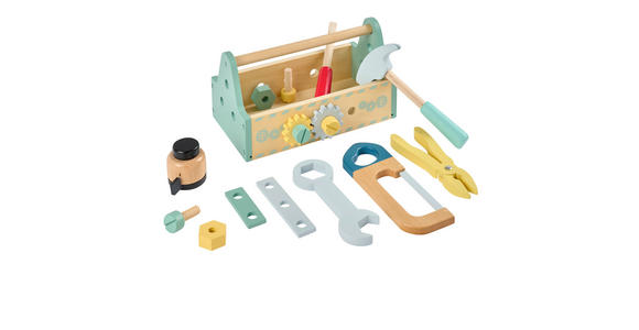 KINDERWERKZEUGSET  - Multicolor, Basics, Holz/Holzwerkstoff (24,3/13,3/17,5cm) - My Baby Lou