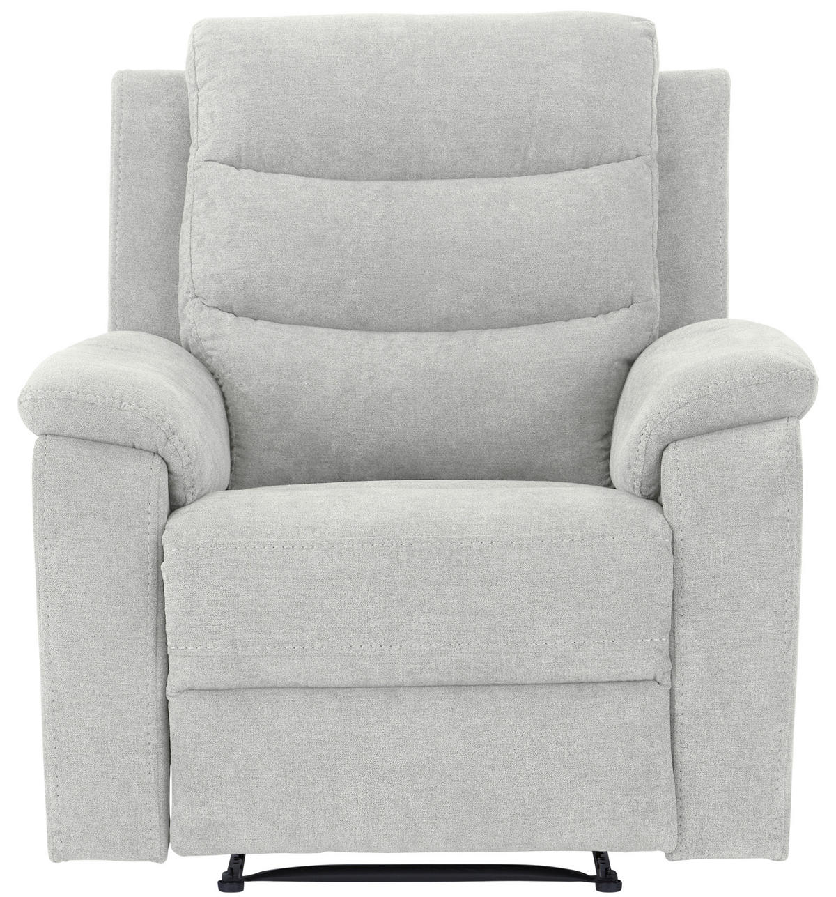 RELAXSESSEL Webstoff    - Hellgrau/Schwarz, KONVENTIONELL, Kunststoff/Textil (92/102/93cm) - P & B