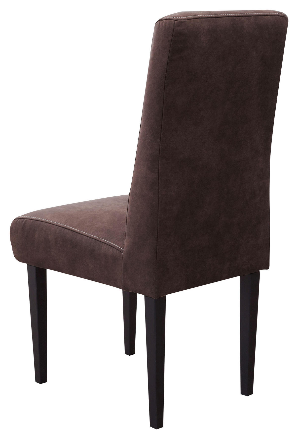 STUHL  in Mikrofaser Textil  - Dunkelbraun/Beige, KONVENTIONELL, Holz/Textil (48/103/62cm) - Sit & More