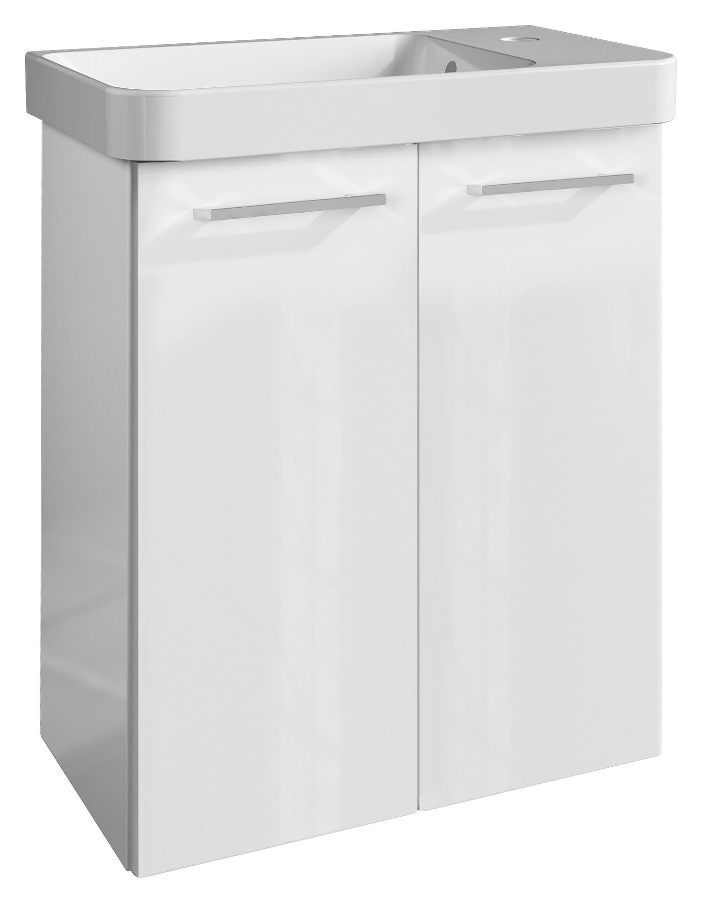 Voleo SKŘÍŇKA S UMYVADLEM, bílá, 55,5 cm