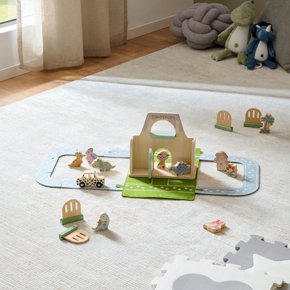 KINDERSPIELSET  - Multicolor, Trend, Holz/Textil (23/10,5/21cm) - Avelia