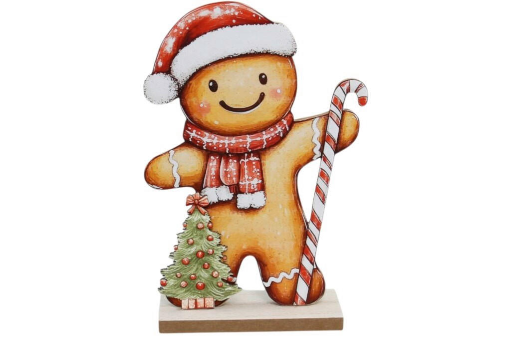 DEKOFIGUR KIND - Multicolor, LIFESTYLE, Holzwerkstoff (13/19,5/4,5cm) - X-Mas