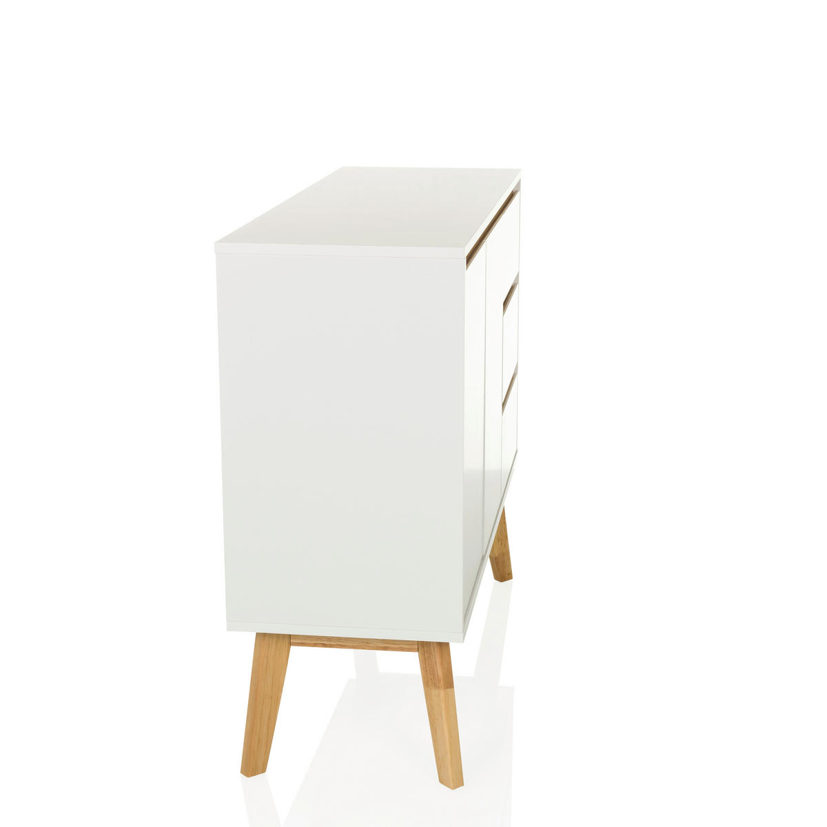 SIDEBOARD  in 97/80/34 cm  - Hellbraun/Weiß, MODERN, Holzwerkstoff (97/80/34cm) - MID.YOU