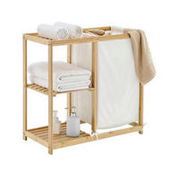 Mesa Living bambusov ormarić   - karamela, Basics, prirodni materijali (80/35/80cm)