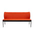 SITZBANK in Anthrazit, Orange - Anthrazit/Orange, Design, Leder/Textil (180/89/65cm) - Bert Plantagie SITZBANK in Anthrazit, Orange - Anthrazit/Orange, Design, Leder/Textil (180/89/65cm) - Bert Plantagie