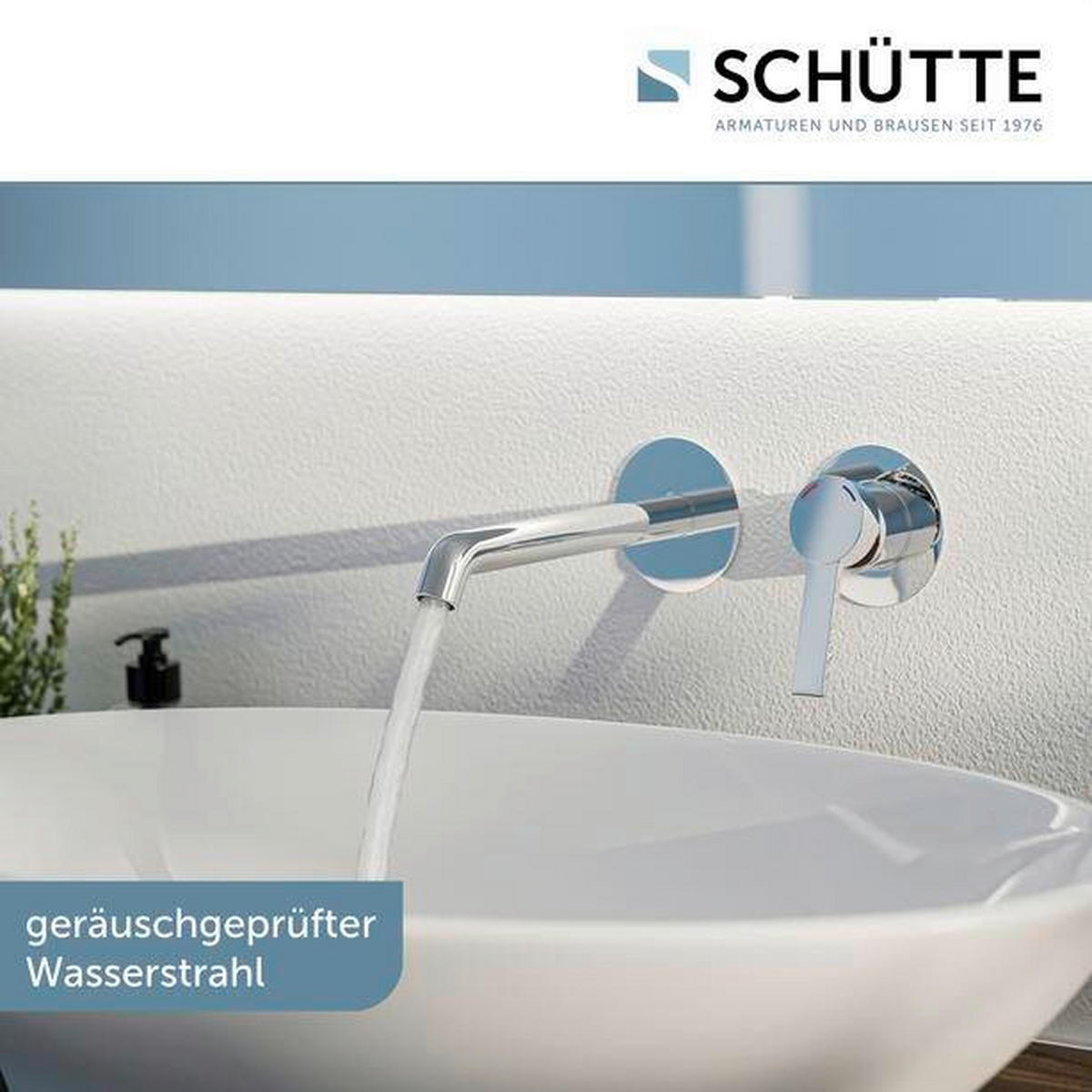 WASCHTISCHARMATUR 20/8/27 cm  - Chromfarben, Basics, Metall (20/8/27cm) - Schütte