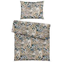 BETTWÄSCHE Atelier Makosatin 140/200 cm  - Blau, Design, Textil (140/200cm) - Estella