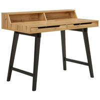SCHREIBTISCH 110/58/85 cm  in Wildeiche  - Wildeiche/Schwarz, Basics, Holz/Holzwerkstoff (110/58/85cm) - Boxxx