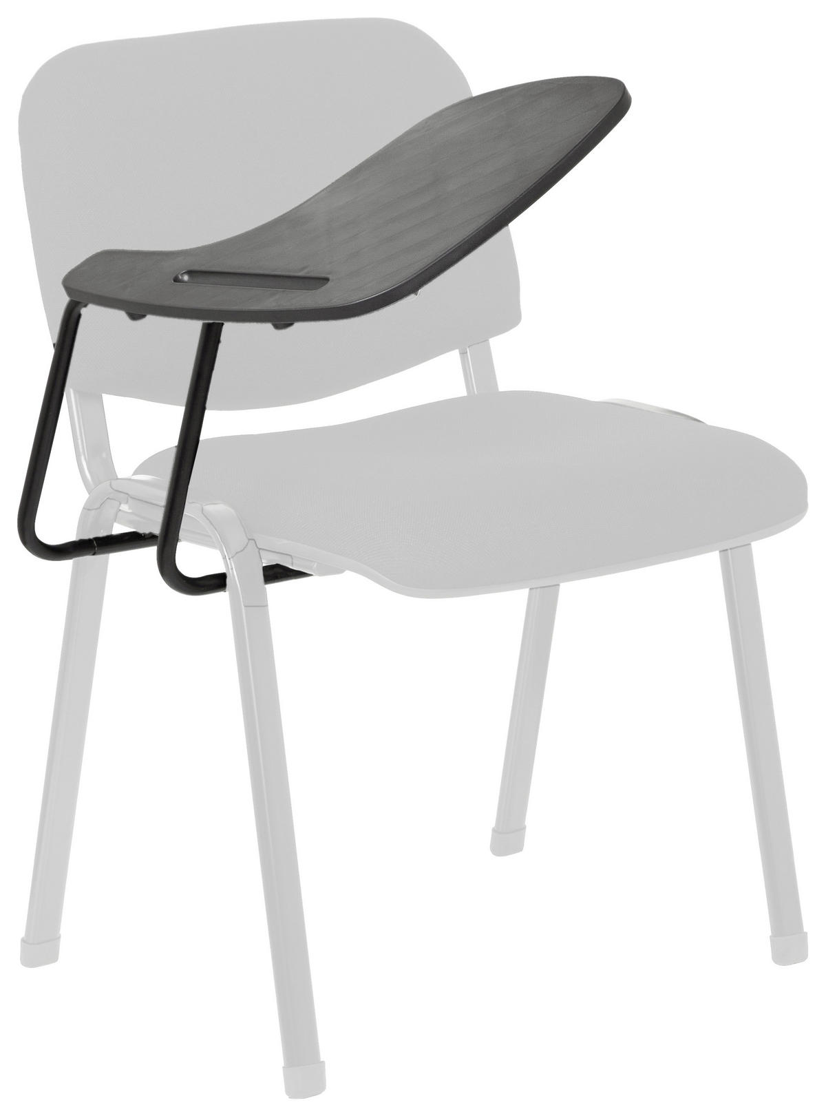 TABLETTTISCH in Metall, Kunststoff 30/40/20 cm  - Schwarz, Basics, Kunststoff/Metall (30/40/20cm) - MID.YOU