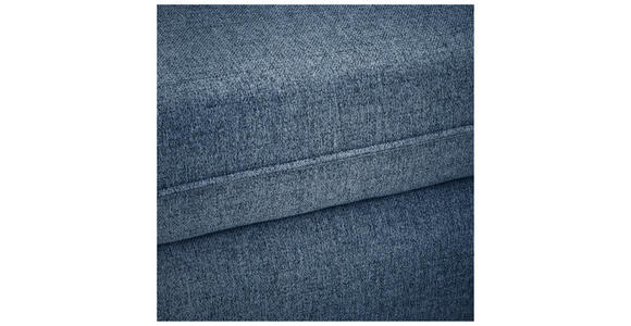 ECKSOFA Blau Flachgewebe  - Blau/Schwarz, MODERN, Kunststoff/Textil (182/237cm) - Carryhome