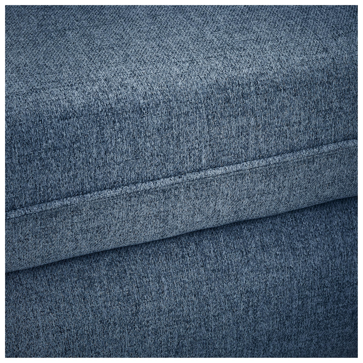 ECKSOFA in Flachgewebe Blau  - Blau/Schwarz, Modern, Kunststoff/Textil (182/237cm) - Carryhome