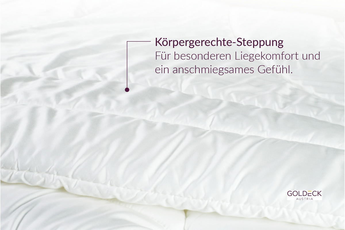 WINTERDECKE 135-140/200 cm  - Champagner, Basics, Naturmaterialien/Kunststoff (135-140/200cm) - Goldeck Austria