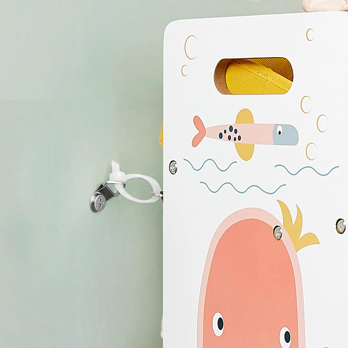 KINDERREGAL Weiß  - Weiß, MODERN, Holzwerkstoff/Textil (83/78/38cm) - MID.YOU