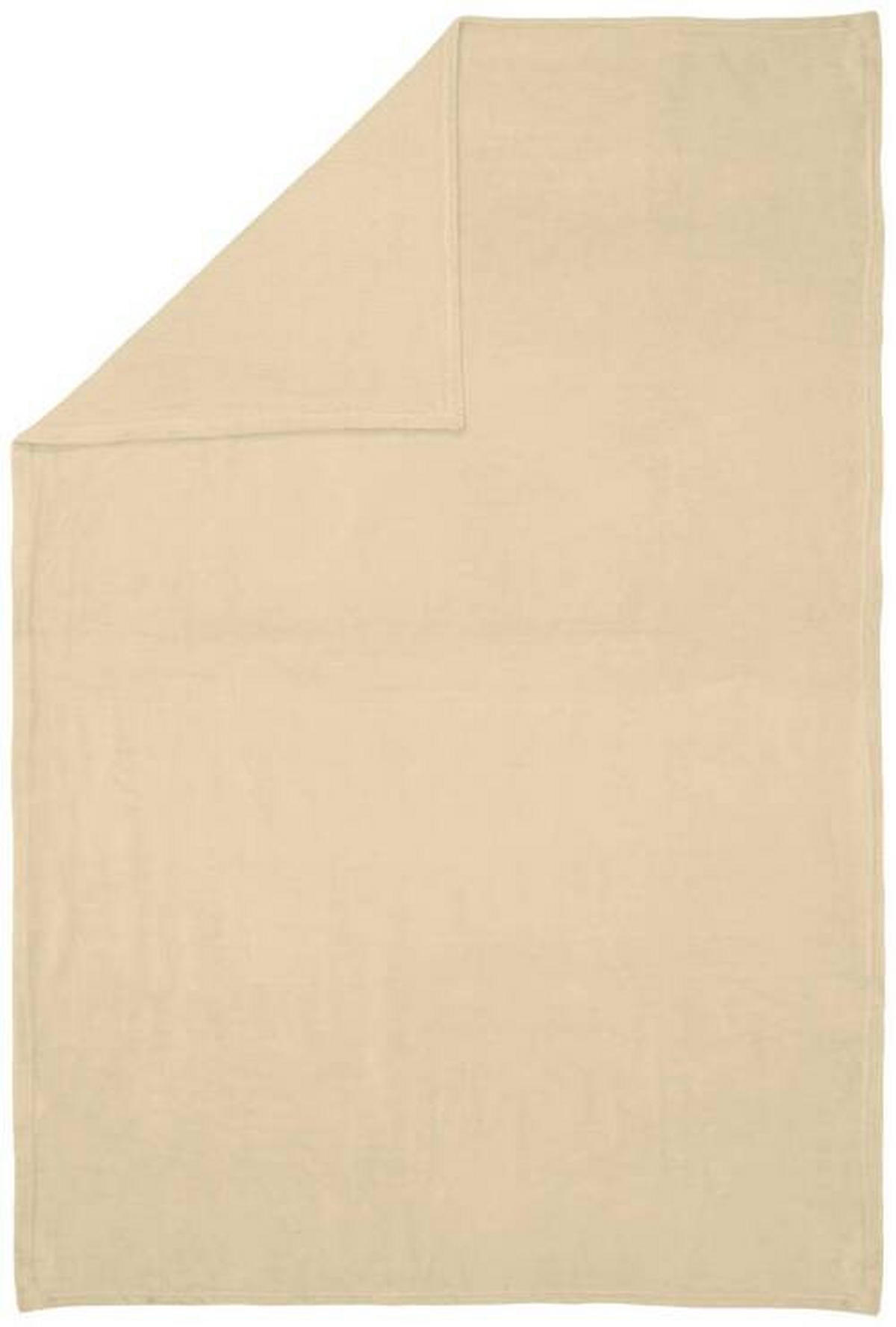 WOHNDECKE 140/190 cm  - Ecru, Basics, Textil (140/190cm) - Novel