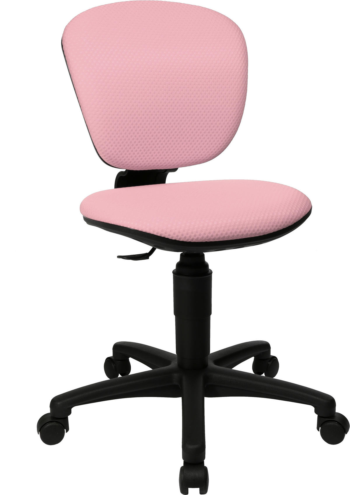 JUGENDDREHSTUHL Rosa, Schwarz  - Schwarz/Rosa, Basics, Kunststoff/Textil (40/40-49/38cm) - Xora