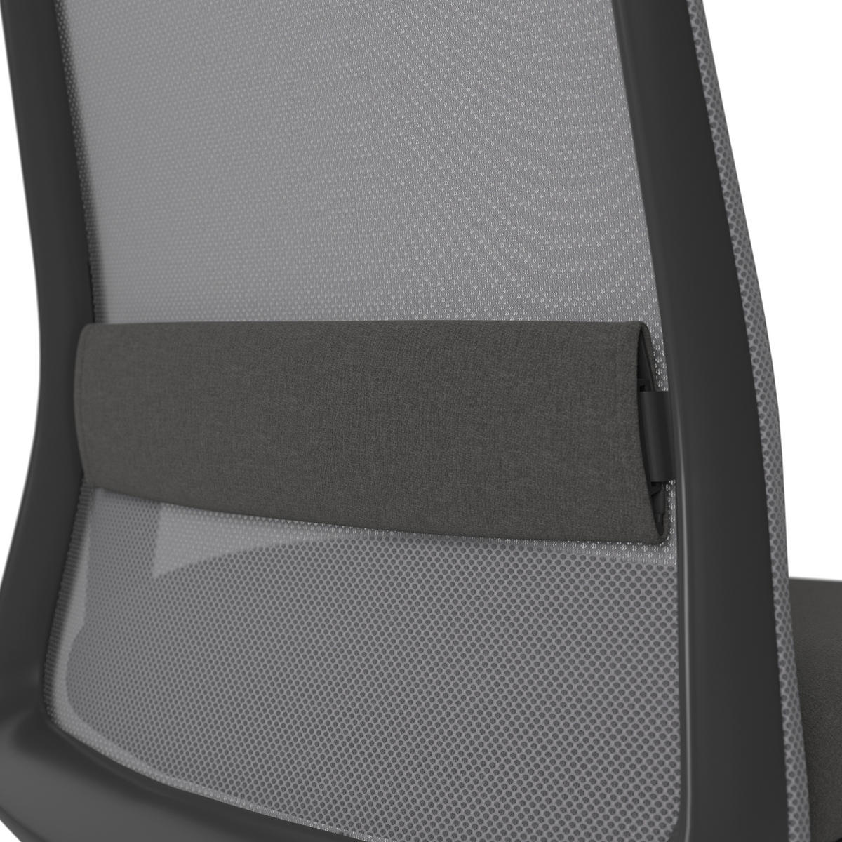 DREHSTUHL Anthrazit, Grau, Schwarz  - Anthrazit/Schwarz, MODERN, Kunststoff/Textil (70/103-115/70cm)