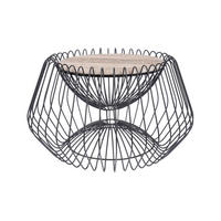 BEISTELLTISCH Metall, Stein 60/60/35 cm  - Schwarz/Braun, Basics, Stein/Metall (60/60/35cm) - Kayoom