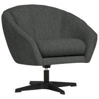 SESSEL in Chenille Anthrazit  - Anthrazit/Schwarz, Design, Textil/Metall (80/78/80cm) - Stylife