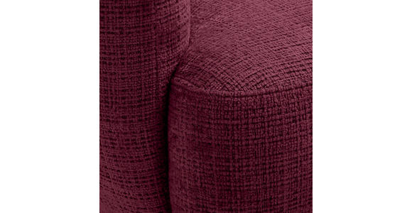 SCHLAFSOFA in Chenille Bordeaux  - Bordeaux/Schwarz, KONVENTIONELL, Textil/Metall (228/75/98cm) - Carryhome