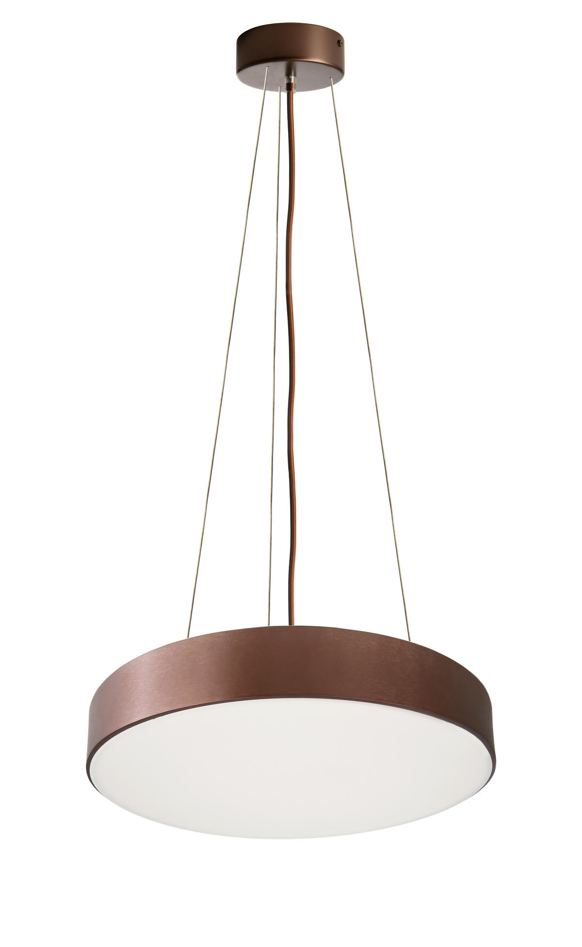 LED-HÄNGELEUCHTE Menkar 40/40/220 cm   - Kupferfarben, Design, Metall (40/40/220cm)