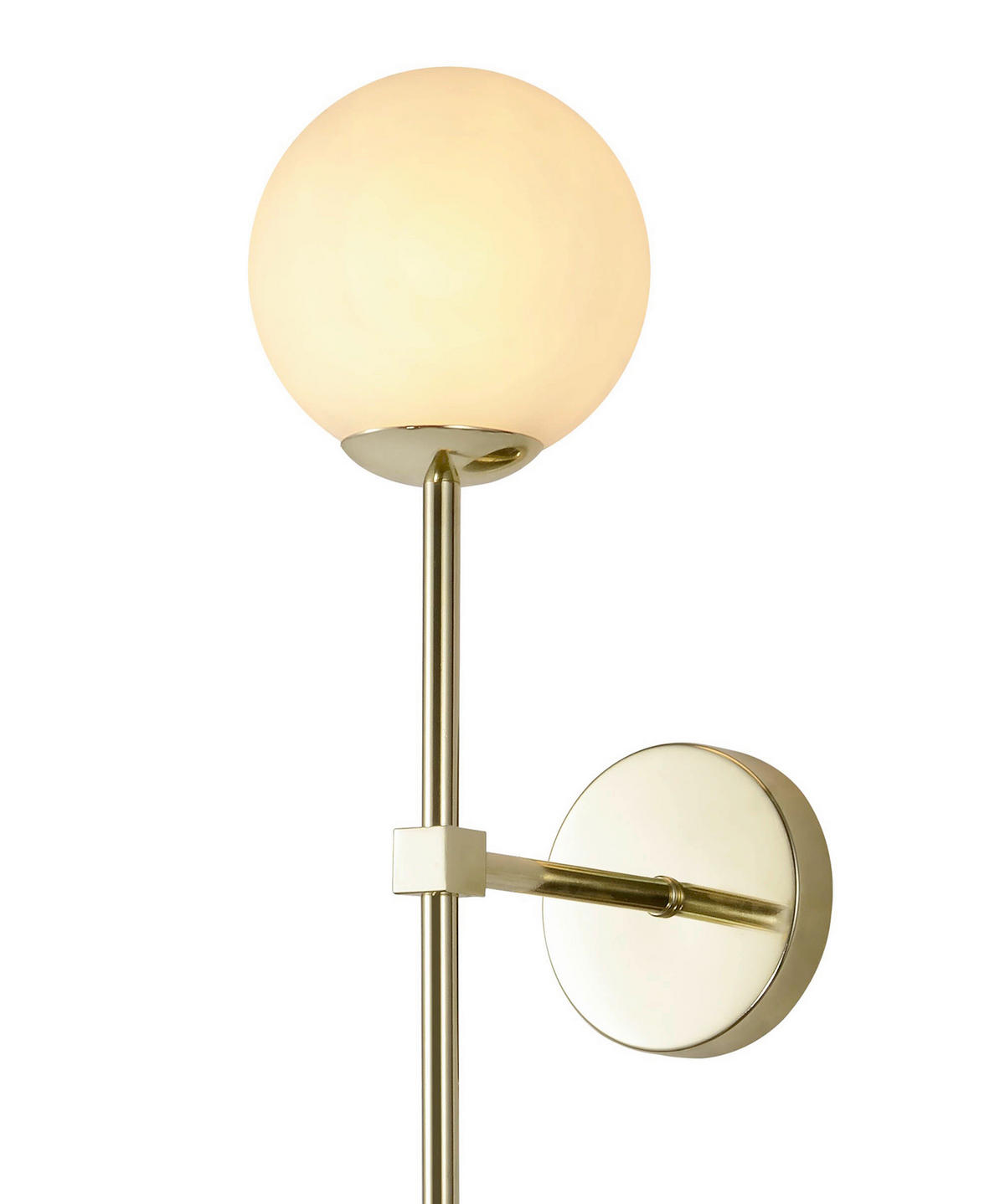 WANDLEUCHTE Piruleta 49/12/20 cm  - Goldfarben, Design, Metall (49/12/20cm)
