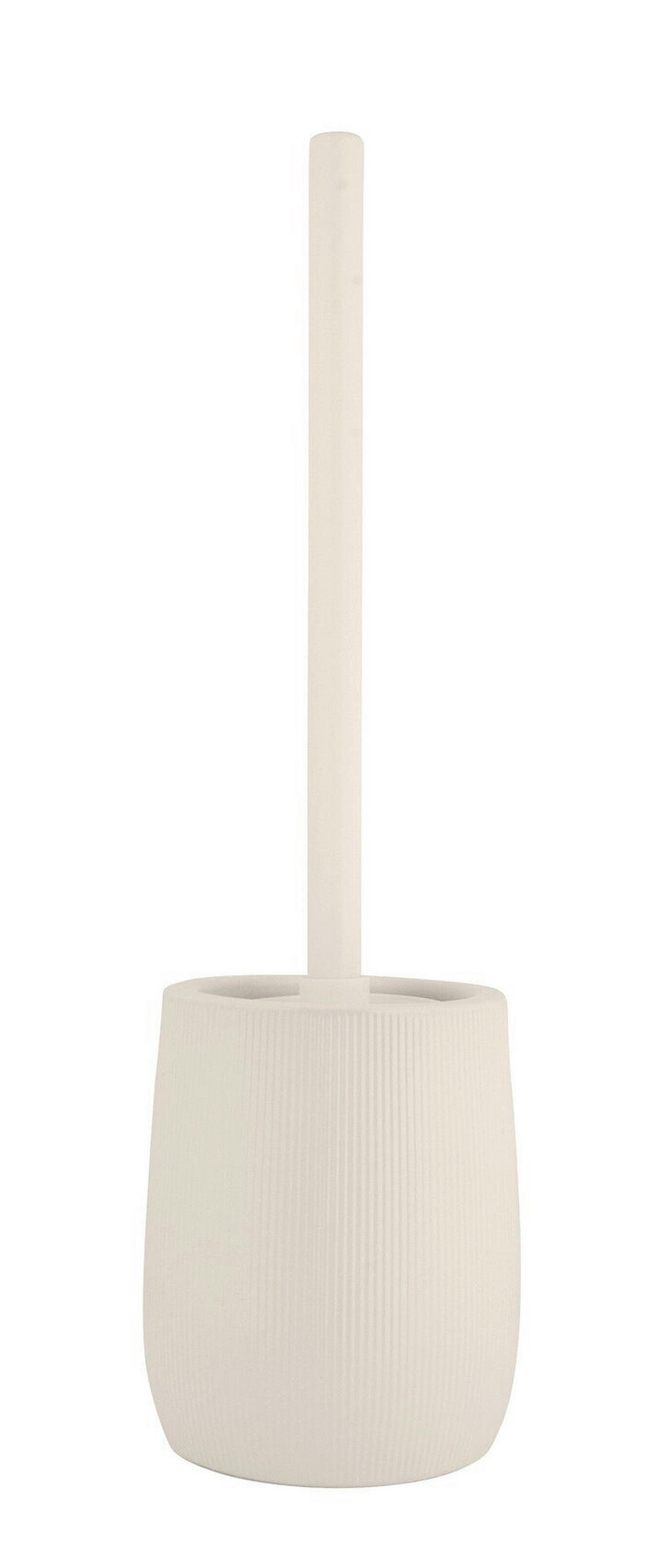 WC-BÜRSTENGARNITUR - Creme, Basics, Keramik/Kunststoff (12/39,5/12cm) - Wenko