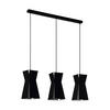 HÄNGELEUCHTE 84/18/110 cm  - Schwarz/Weiß, Design, Metall (84/18/110cm) - Eglo