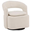 SESSEL in Bouclé Weiß  - Weiß, Design, Textil/Metall (69/75/72cm) - Livetastic
