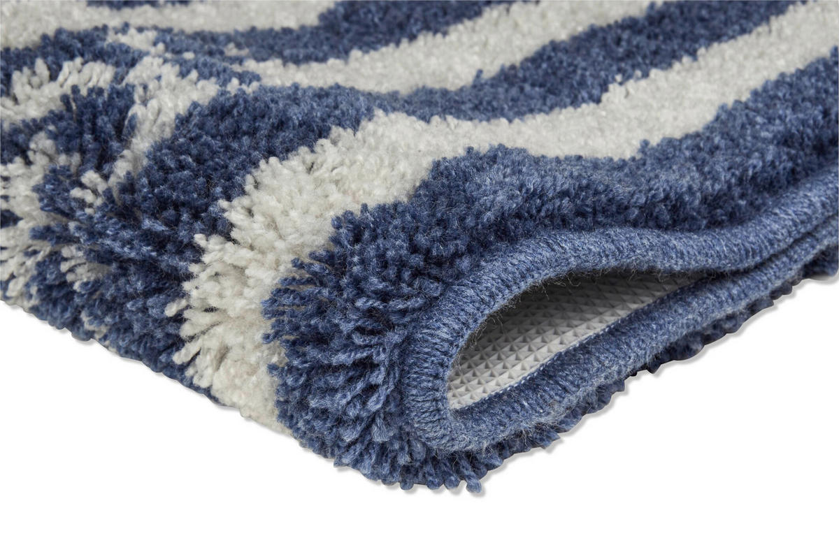 BADTEPPICH Blau 70/120 cm  - Blau, Basics, Naturmaterialien/Textil (70/120cm) - Joop!