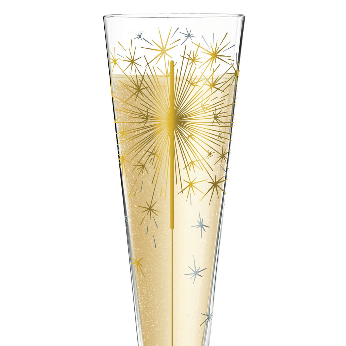 CHAMPAGNERGLAS 205 ml  - Silberfarben/Goldfarben, LIFESTYLE, Glas (7,2/24cm) - Ritzenhoff