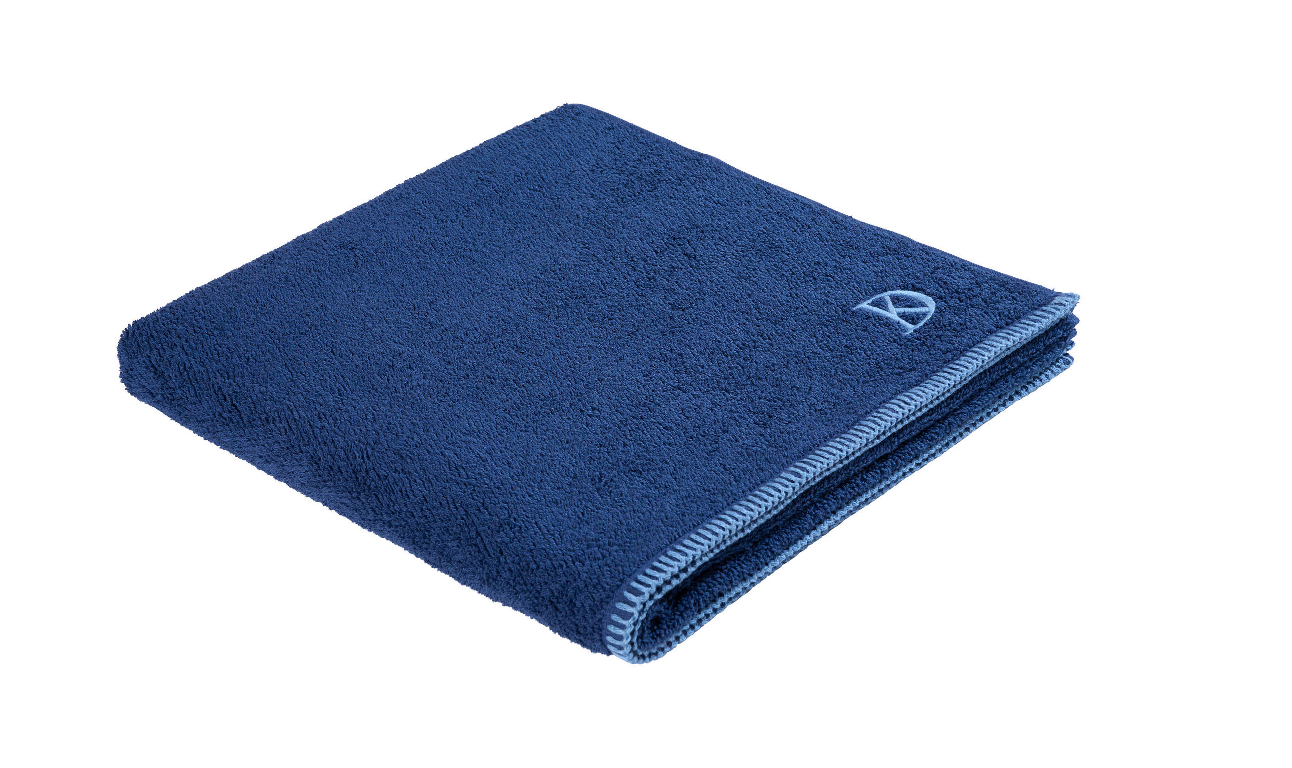 DUSCHTUCH BOLANO 70/140 cm  - Dunkelblau, KONVENTIONELL, Textil (70/140cm) - Dieter Knoll