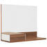 KONSOLE in Holz, Glas, Leder - Nussbaumfarben, Natur, Glas/Leder (130/100,8/45,8cm) - Team 7 KONSOLE in Holz, Glas, Leder - Nussbaumfarben, Natur, Glas/Leder (130/100,8/45,8cm) - Team 7