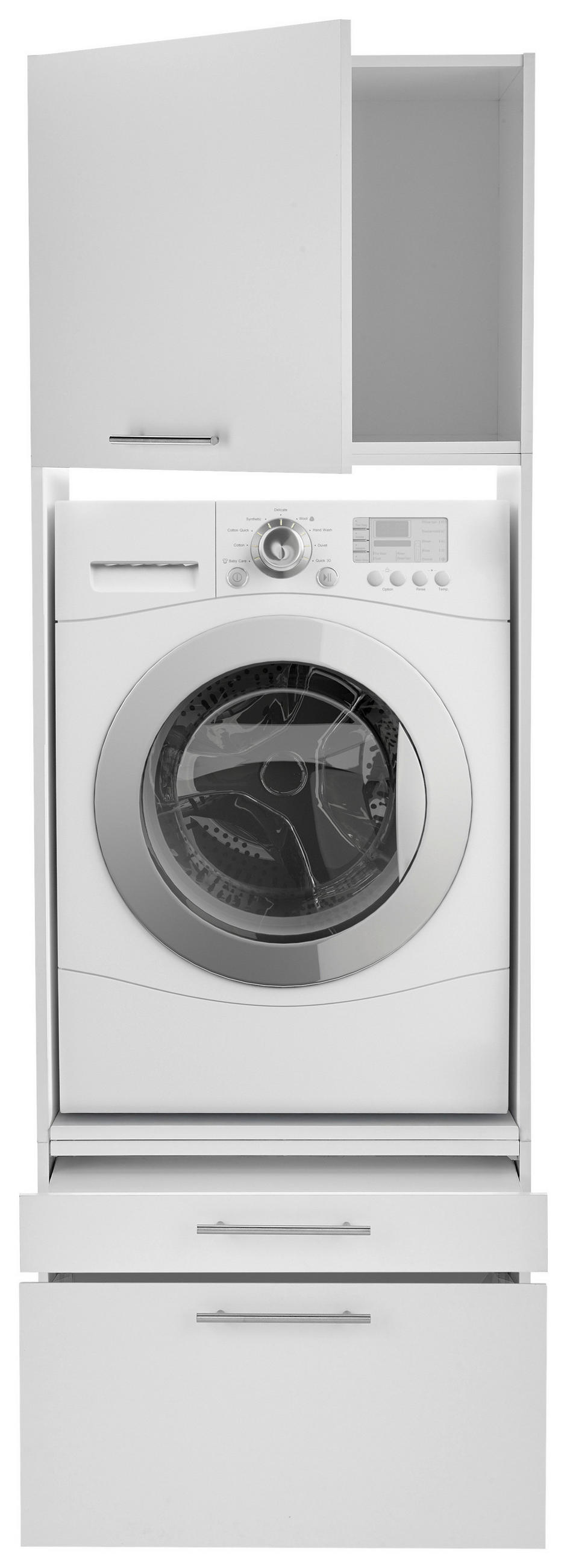 HAUSWIRTSCHAFTSRAUM 184,8/200/67,6 cm  in Weiss  - Weiss, Konventionell, Holzwerkstoff (184,8/200/67,6cm) - Respekta